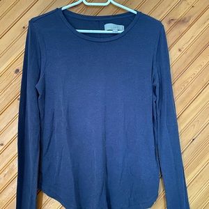 Ann Taylor Loft: Scoop Bottom Long Sleeve Tee